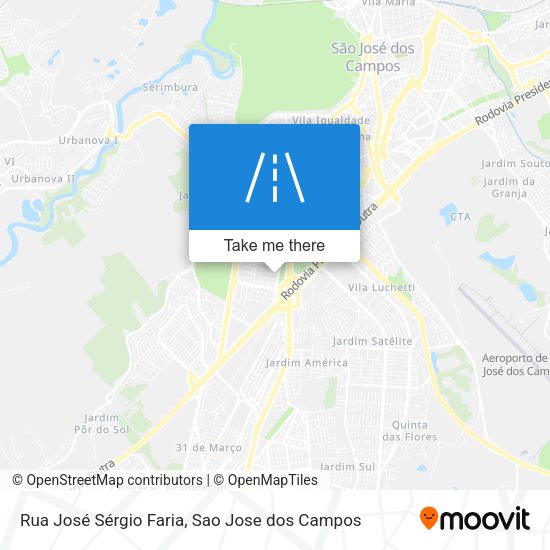 Rua José Sérgio Faria map