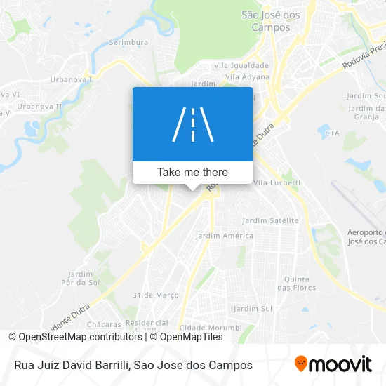 Rua Juiz David Barrilli map
