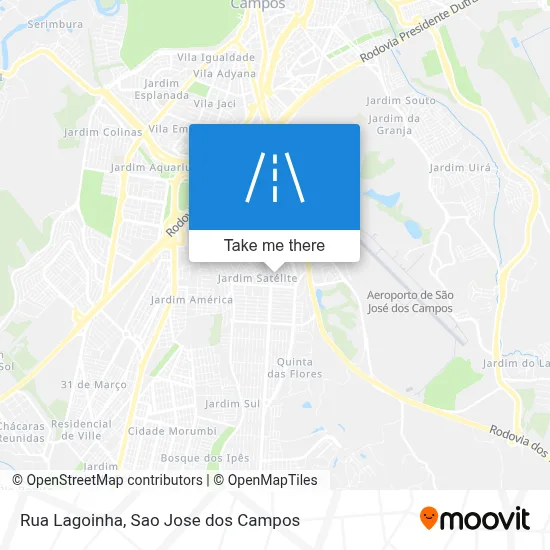 Rua Lagoinha map