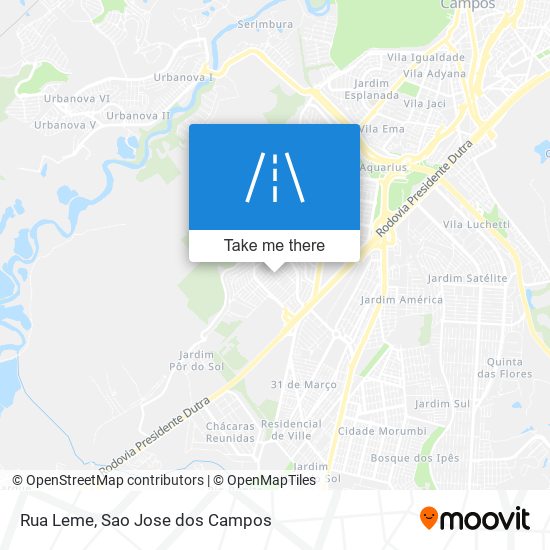 Mapa Rua Leme