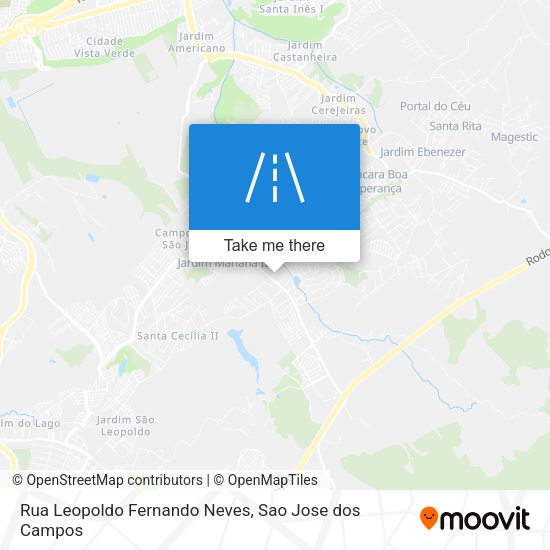 Rua Leopoldo Fernando Neves map