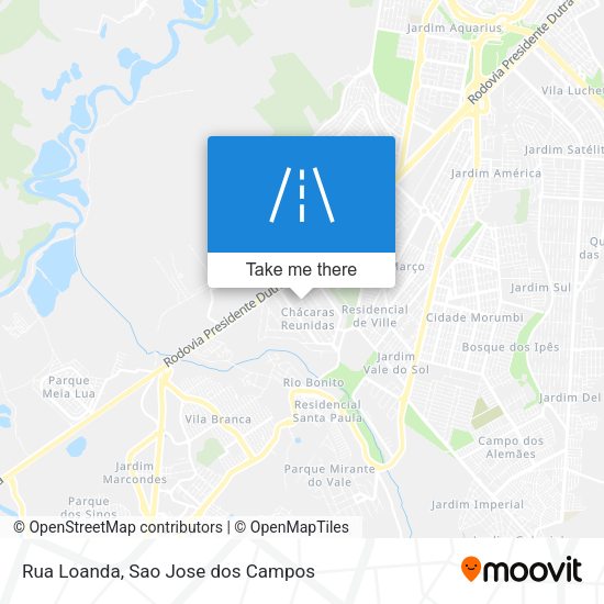 Rua Loanda map