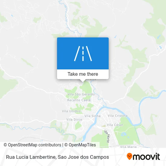 Rua Lucia Lambertine map