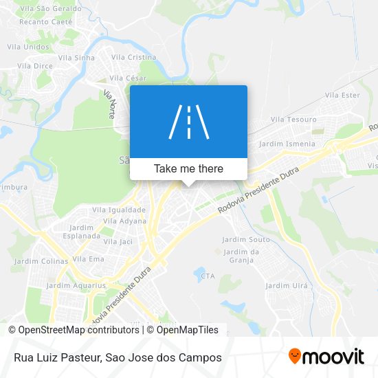 Rua Luiz Pasteur map