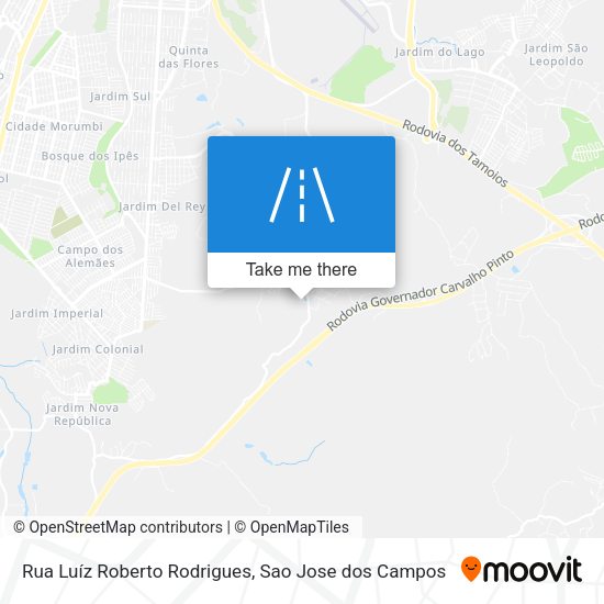 Rua Luíz Roberto Rodrigues map