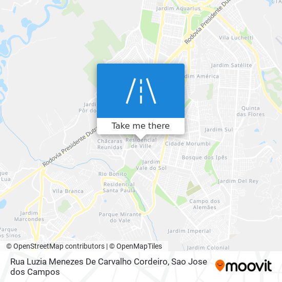 Rua Luzia Menezes De Carvalho Cordeiro map