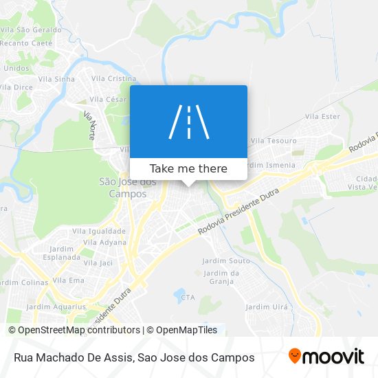 Mapa Rua Machado De Assis