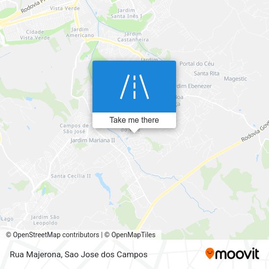 Rua Majerona map