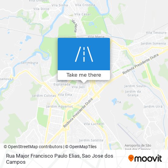 Rua Major Francisco Paulo Elias map