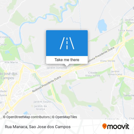 Rua Manaca map