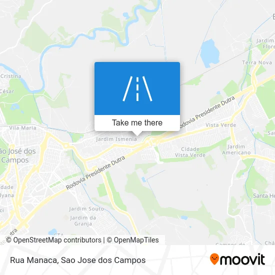 Rua Manaca map