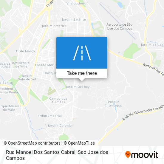 Rua Manoel Dos Santos Cabral map