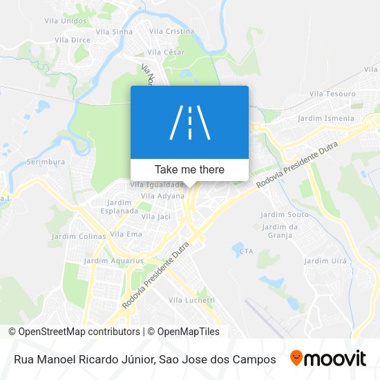 Rua Manoel Ricardo Júnior map