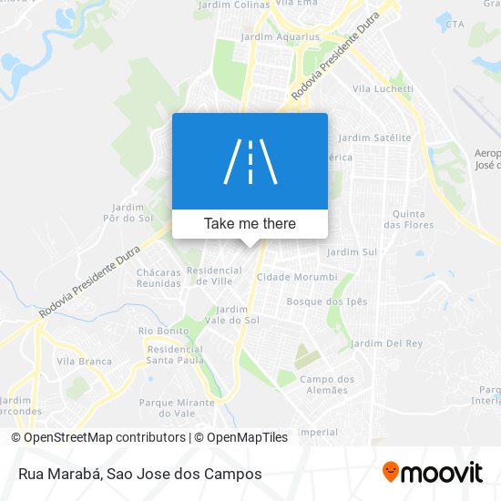 Mapa Rua Marabá