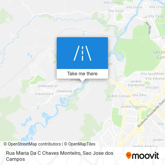 Rua Maria Da C Chaves Monteiro map