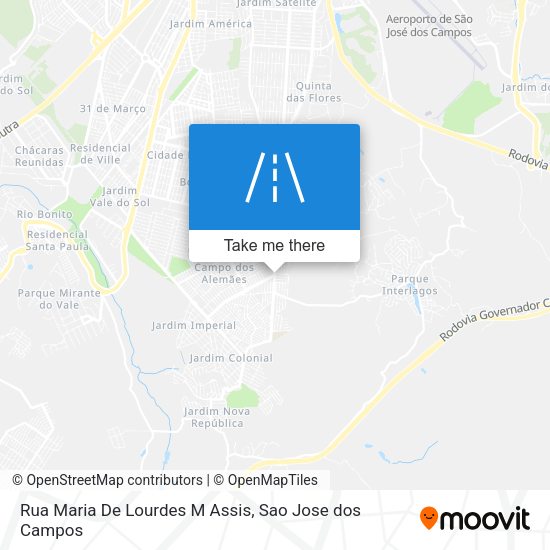 Rua Maria De Lourdes M Assis map