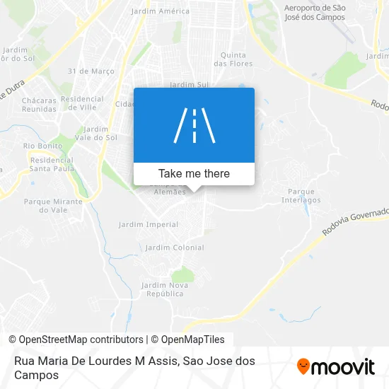 Rua Maria De Lourdes M Assis map
