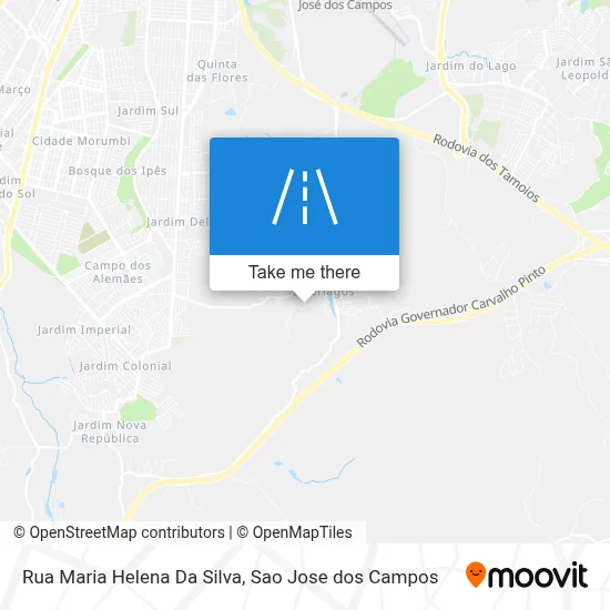 Rua Maria Helena Da Silva map