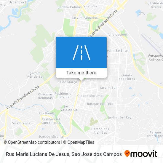 Rua Maria Luciana De Jesus map