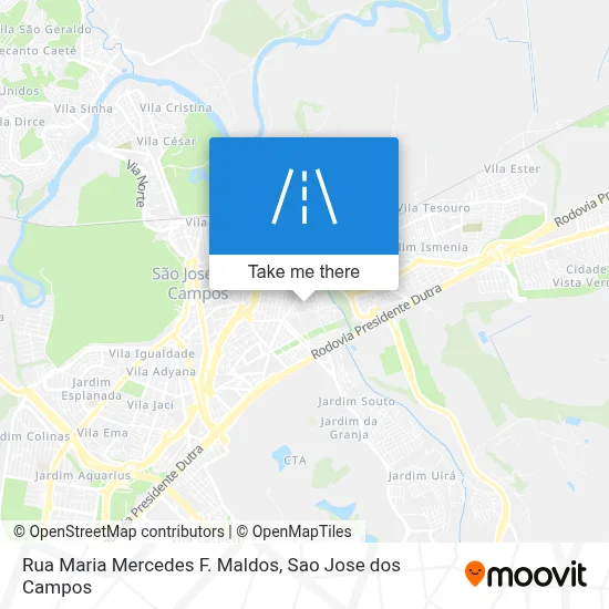 Rua Maria Mercedes F. Maldos map