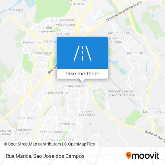 Rua Marica map