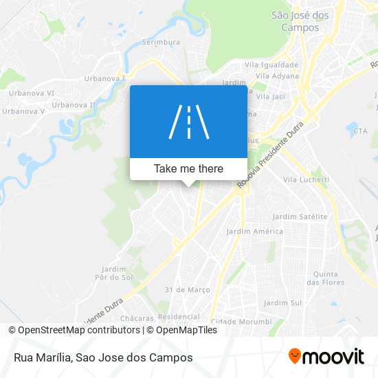 Rua Marília map