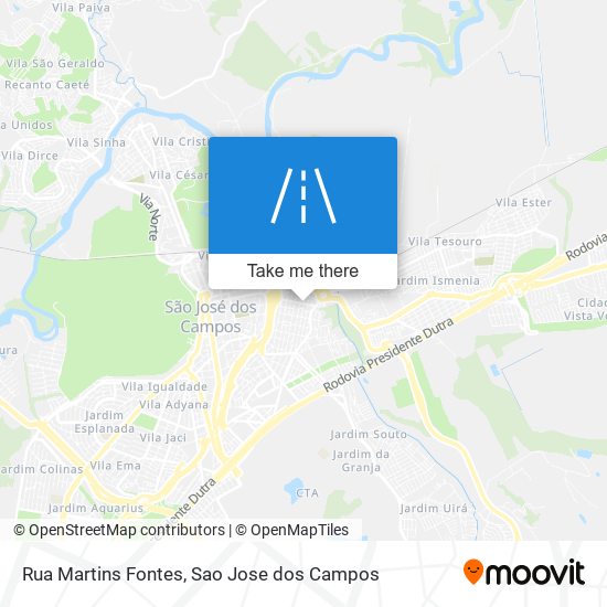 Rua Martins Fontes map