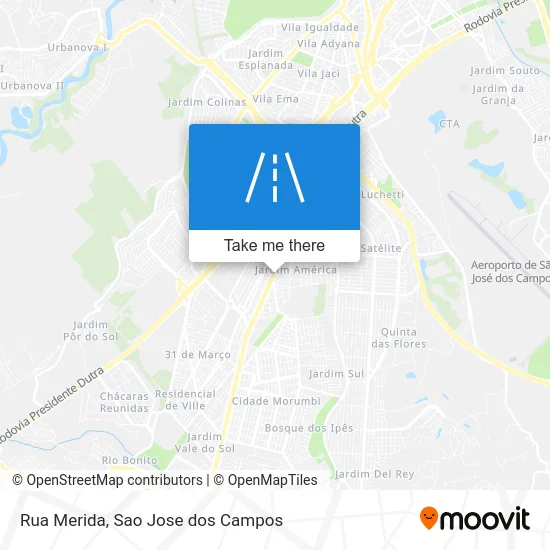 Rua Merida map