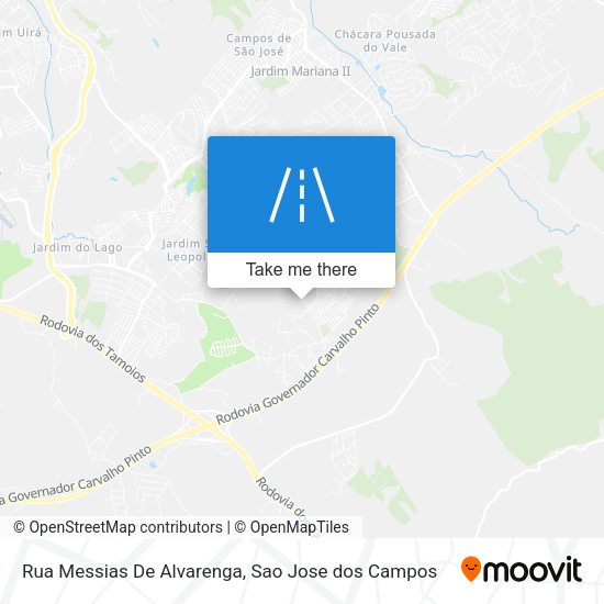 Rua Messias De Alvarenga map