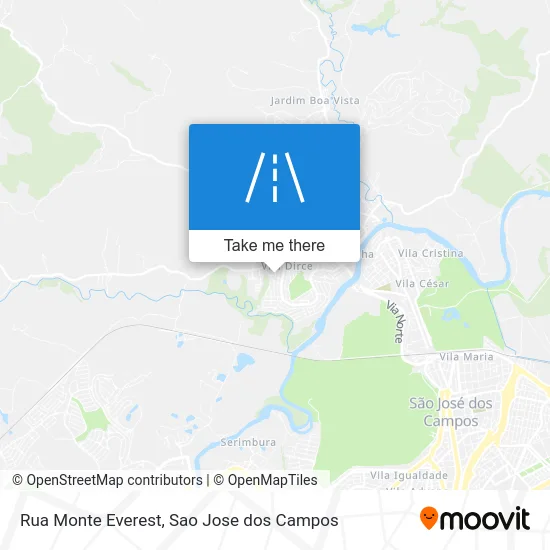 Rua Monte Everest map