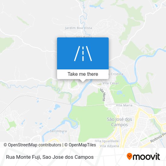 Rua Monte Fuji map