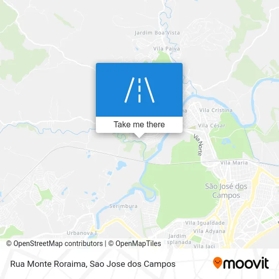 Rua Monte Roraima map