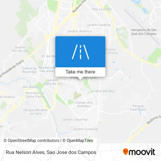 Rua Nelson Alves map