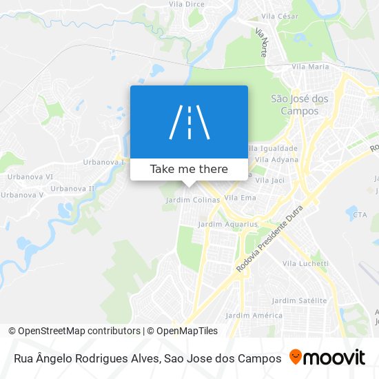 Rua Ângelo Rodrigues Alves map