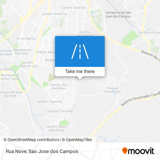 Rua Nove map