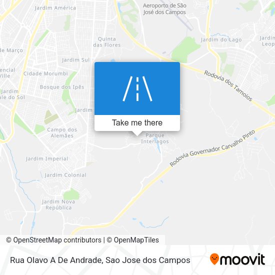 Rua Olavo A De Andrade map