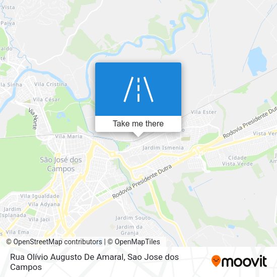 Rua Olívio Augusto De Amaral map