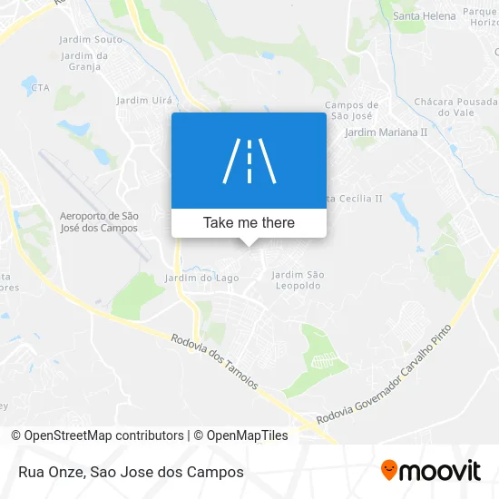 Rua Onze map