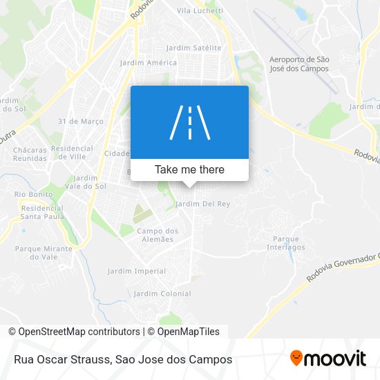 Rua Oscar Strauss map