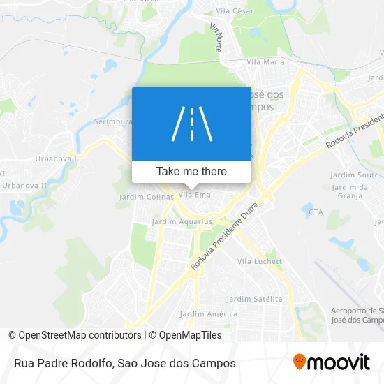 Rua Padre Rodolfo map