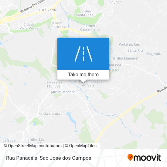 Rua Panacéia map