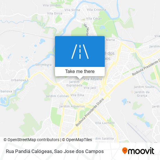 Mapa Rua Pandiá Calógeas