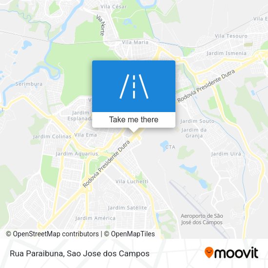 Rua Paraibuna map