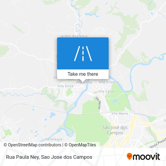Rua Paula Ney map