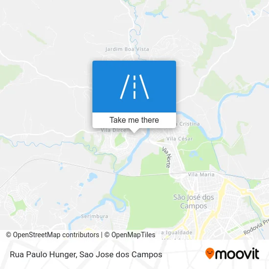 Rua Paulo Hunger map