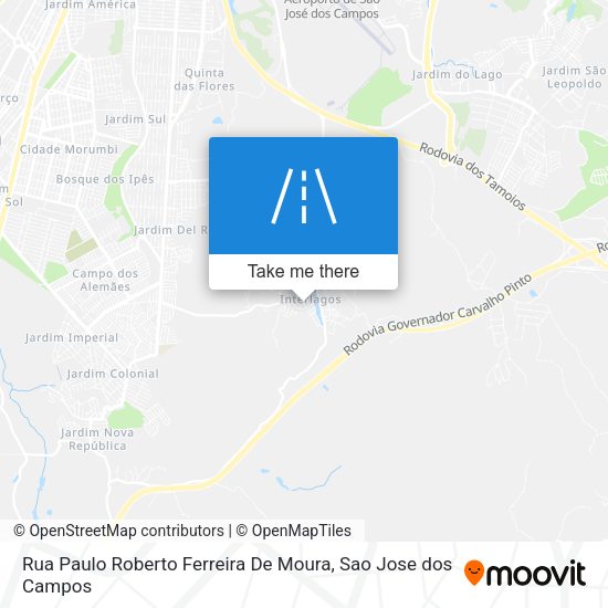Rua Paulo Roberto Ferreira De Moura map