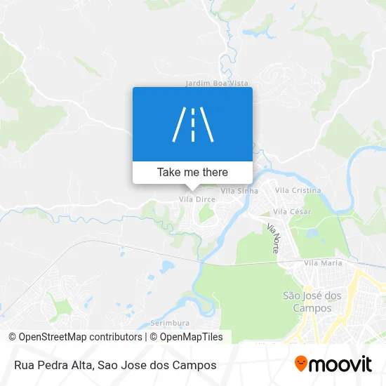 Rua Pedra Alta map