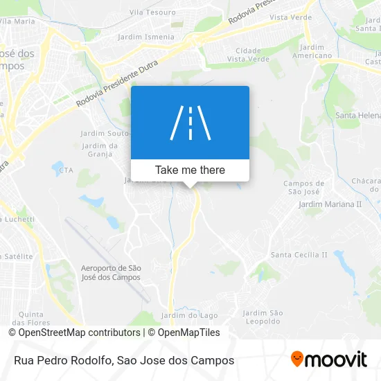 Rua Pedro Rodolfo map