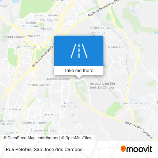 Rua Pelotas map