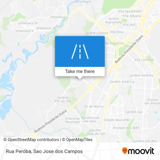 Rua Peróba map